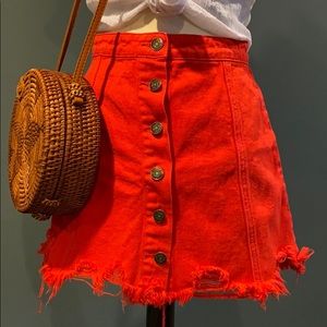 Sadie & Sage | Button Mini Skirt